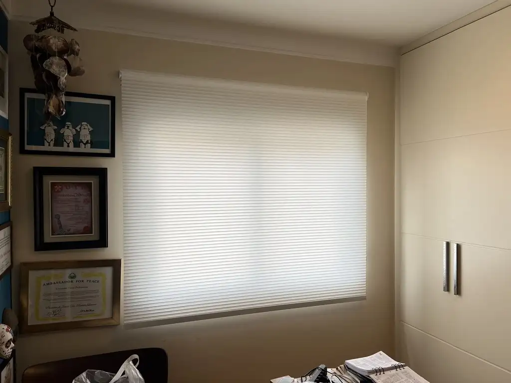 Persiana Rolô Translúcido Decorativo Noblete cor Branco