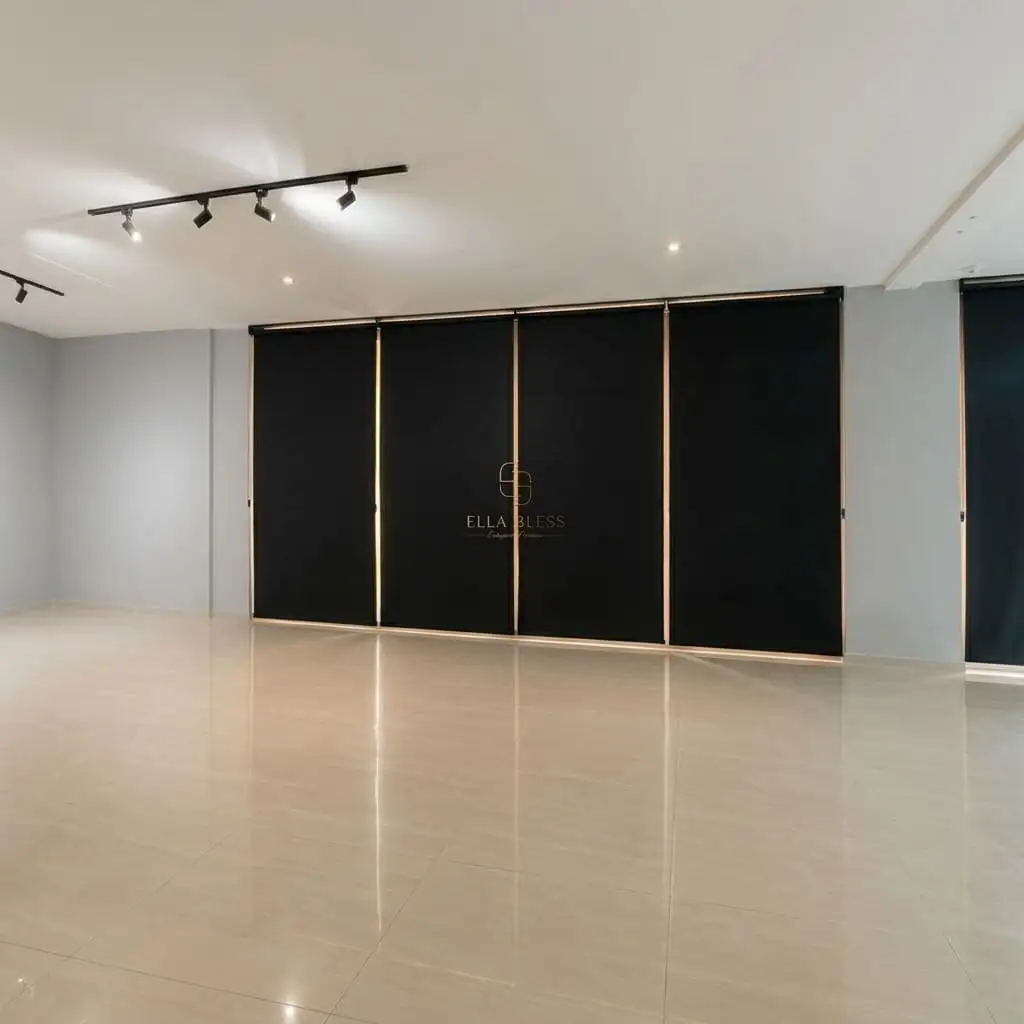 Persiana Rolô Tela Solar 0% cor Preto