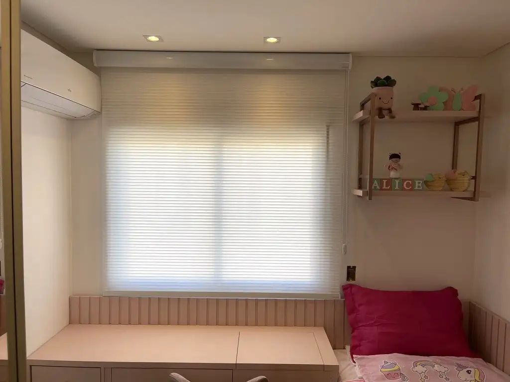 Persiana Rolô Translúcido Decorativo Noblete cor Branco